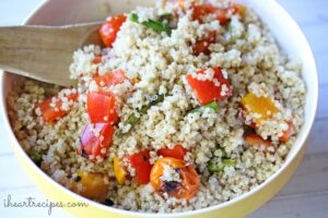 Quinoa Salad with grilled vegetables