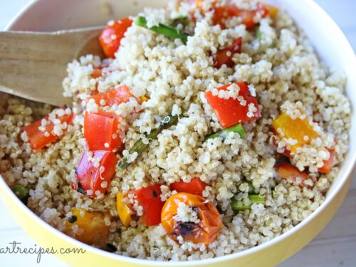 Quinoa Salad with grilled vegetables
