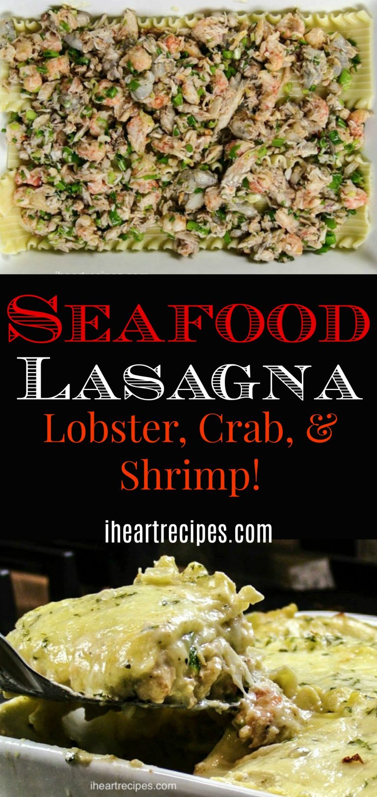 Creamy Seafood Lasagna Recipe I Heart Recipes
