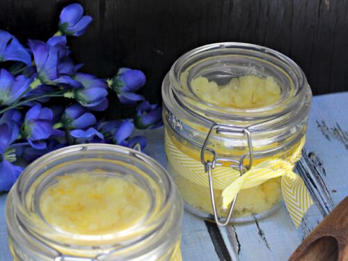 Homemade Lemon Body Scrub