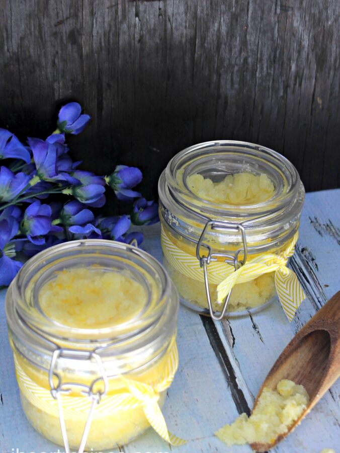 Homemade Lemon Body Scrub