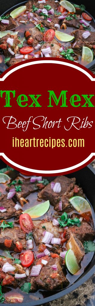 Tex Mex Style Beef Short Ribs Slow Cooked to Tender Perfection