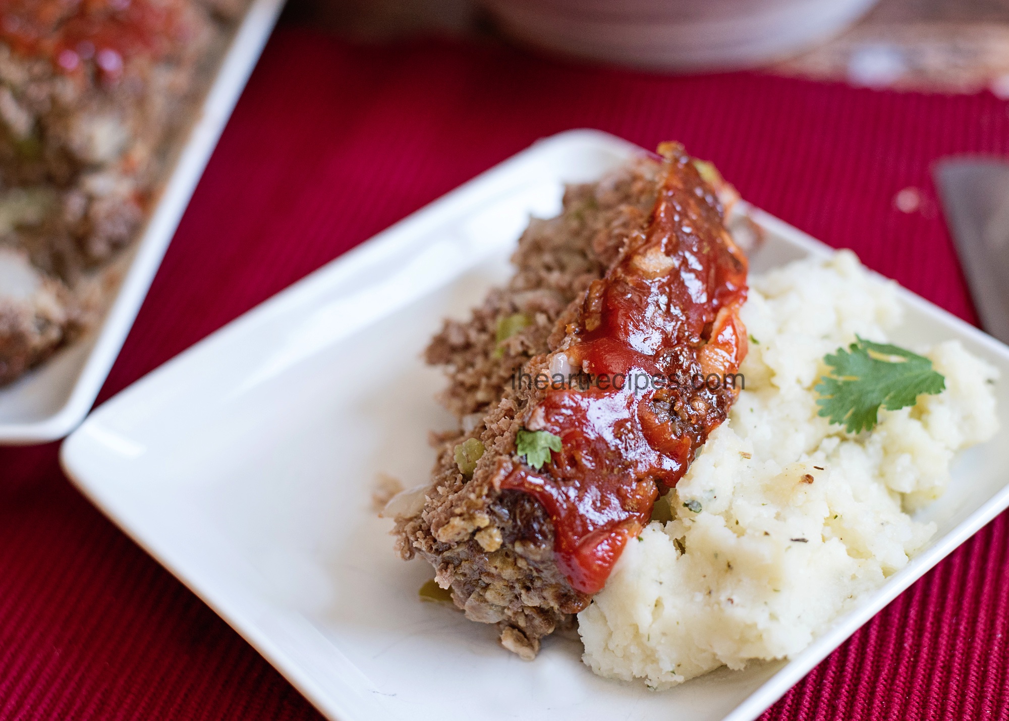 This savory classic meatloaf is a perfect companion to creamy mashed potatoes.