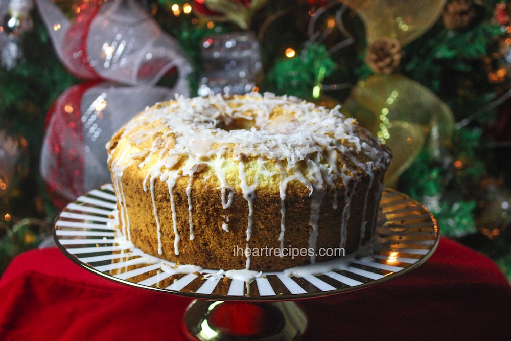 This light and fluffy coconut coffee cake is made completely from scratch!