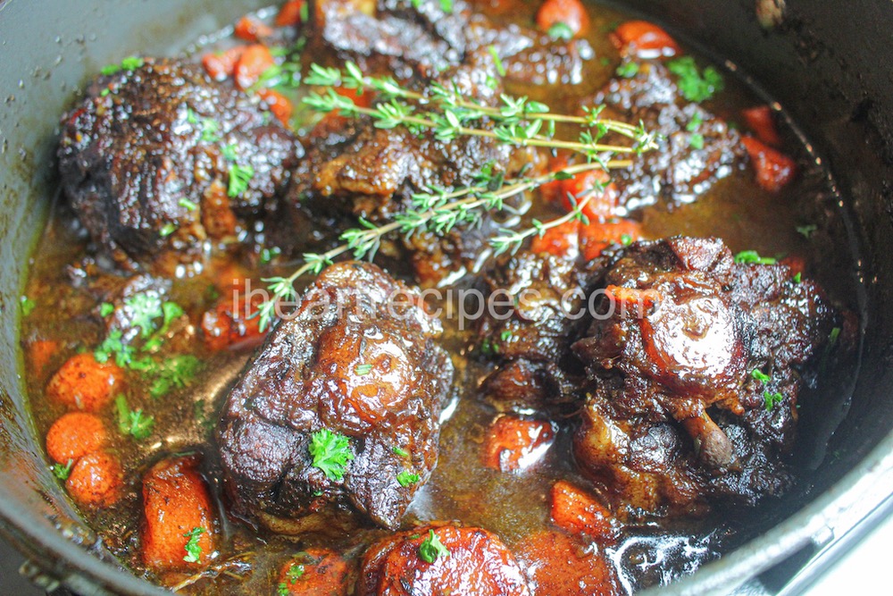 Stovetop oxtail recipe from I Heart Recipes
