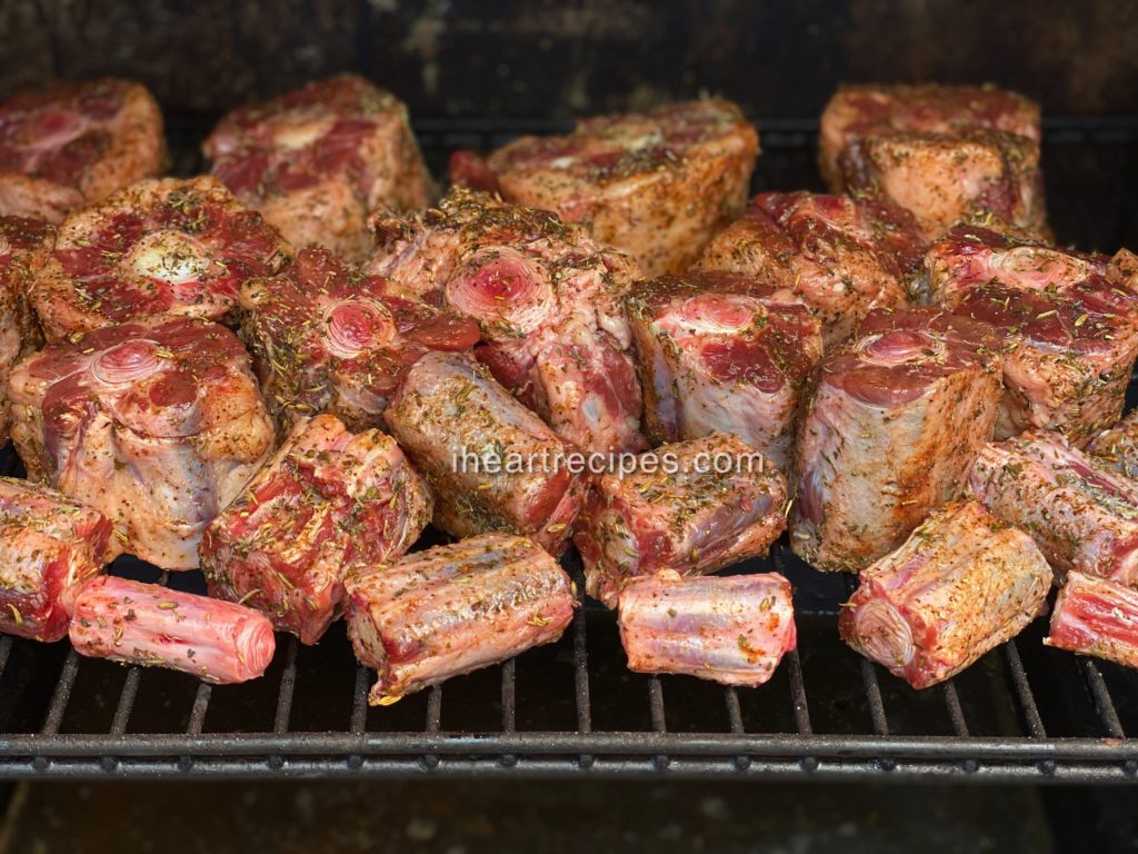 These oxtails are seasoned overnight for maximum flavor before being hickory smoked