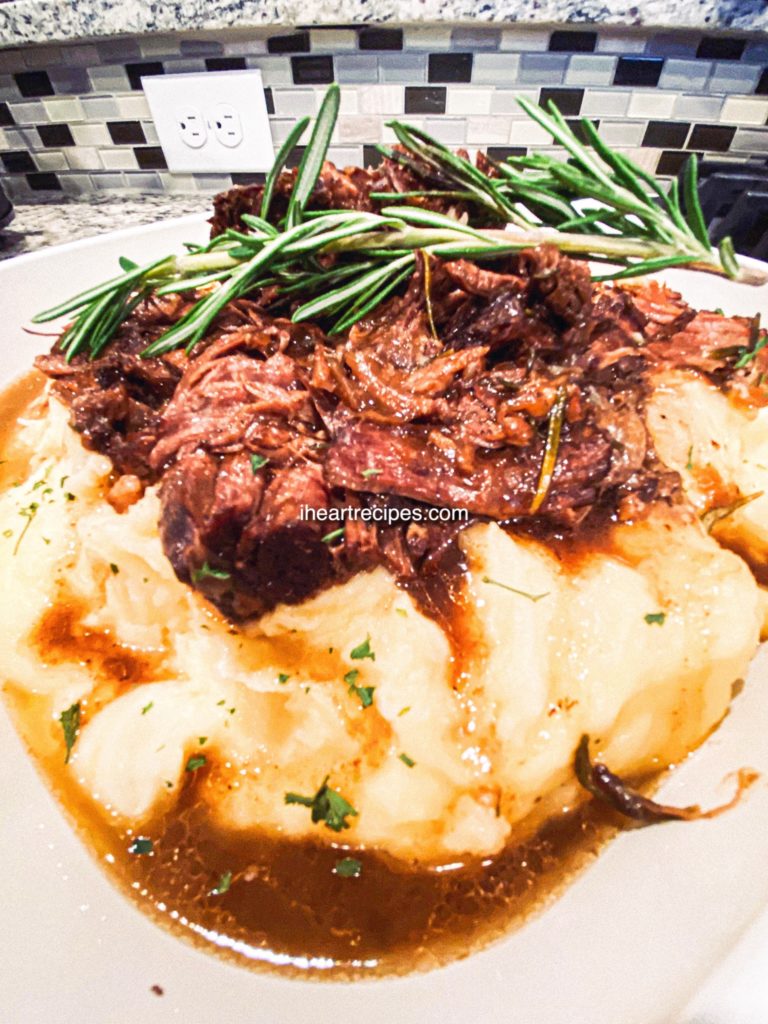 This smothered beef roast is fall-apart tender and seasoned to perfection