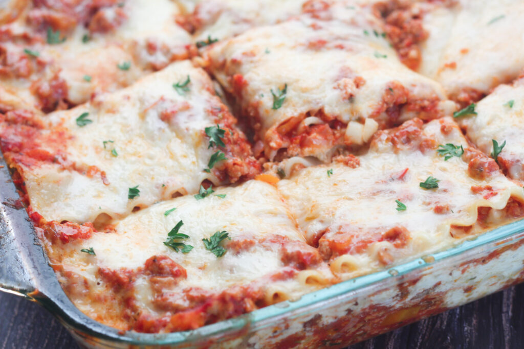 This deliciously cheesy turkey lasagna recipe is an easy and fast family favorite