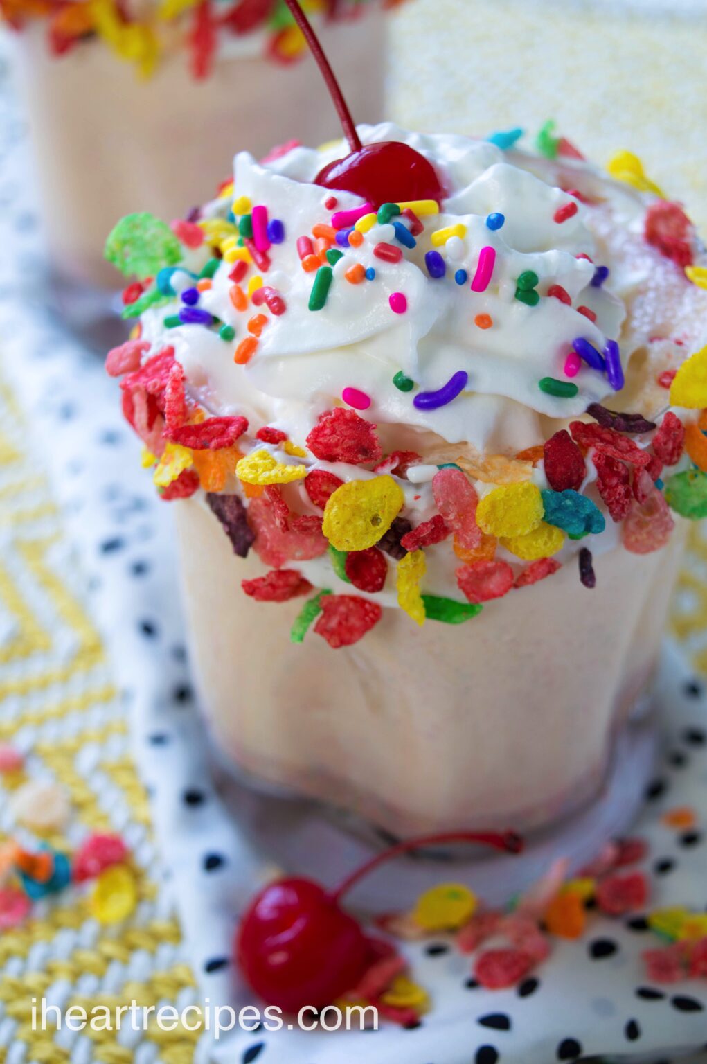 Fruity Pebbles Milkshake Recipe I Heart Recipes 1980