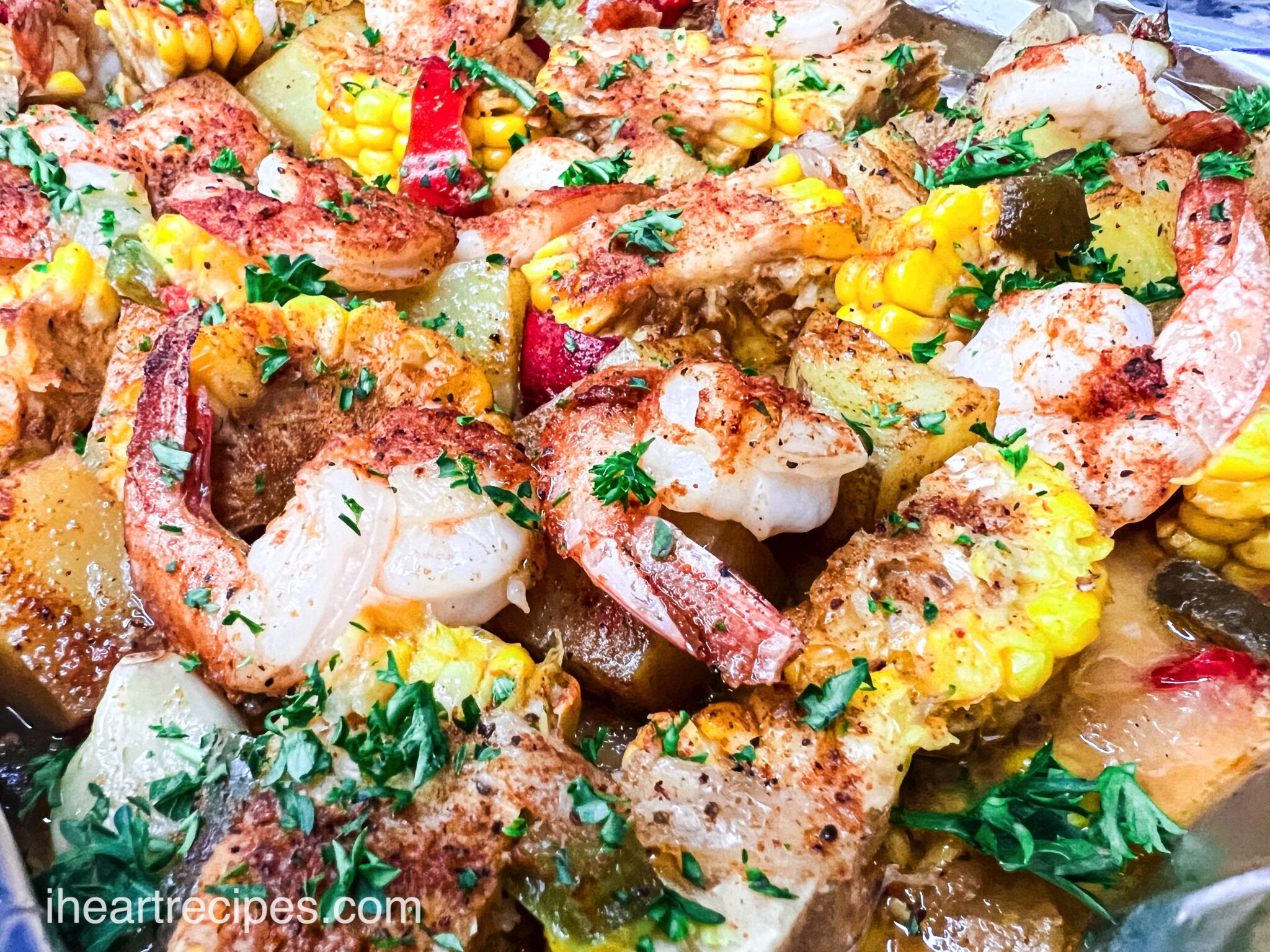 Sheet Pan Shrimp Boil Recipe I Heart Recipes 8016