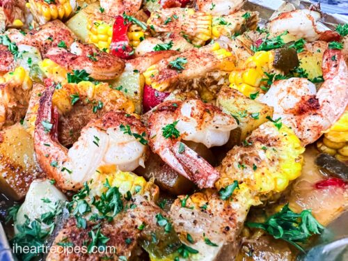 Sheet Pan Shrimp Boil | I Heart Recipes