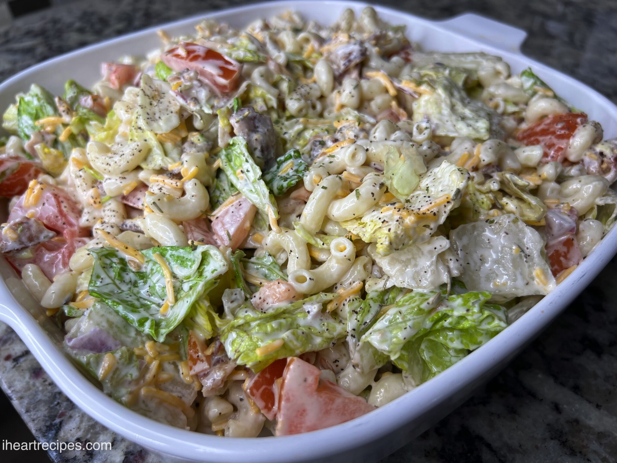 Blt Macaroni Salad I Heart Recipes 3598