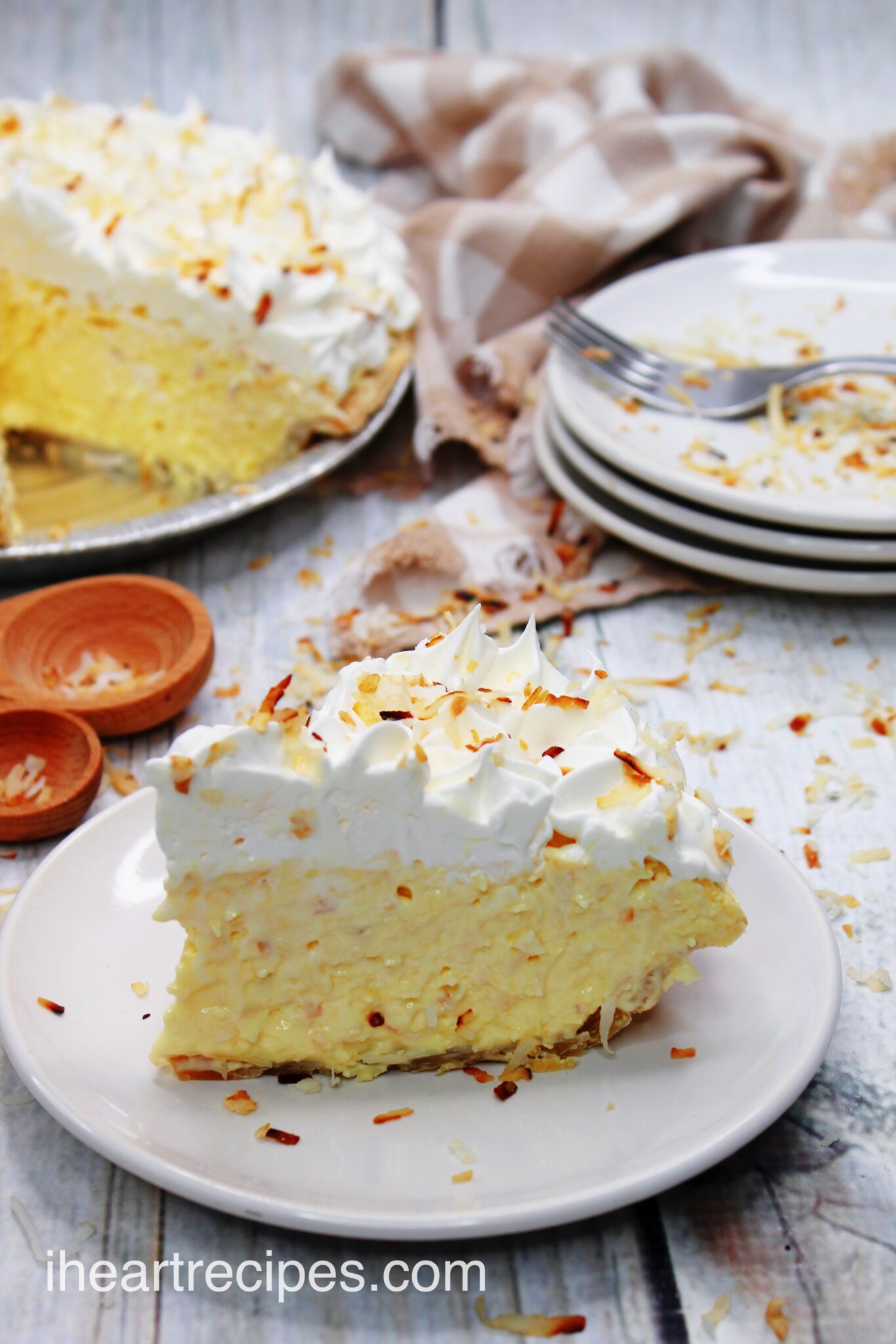 Coconut Cream Pie Recipe I Heart Recipes