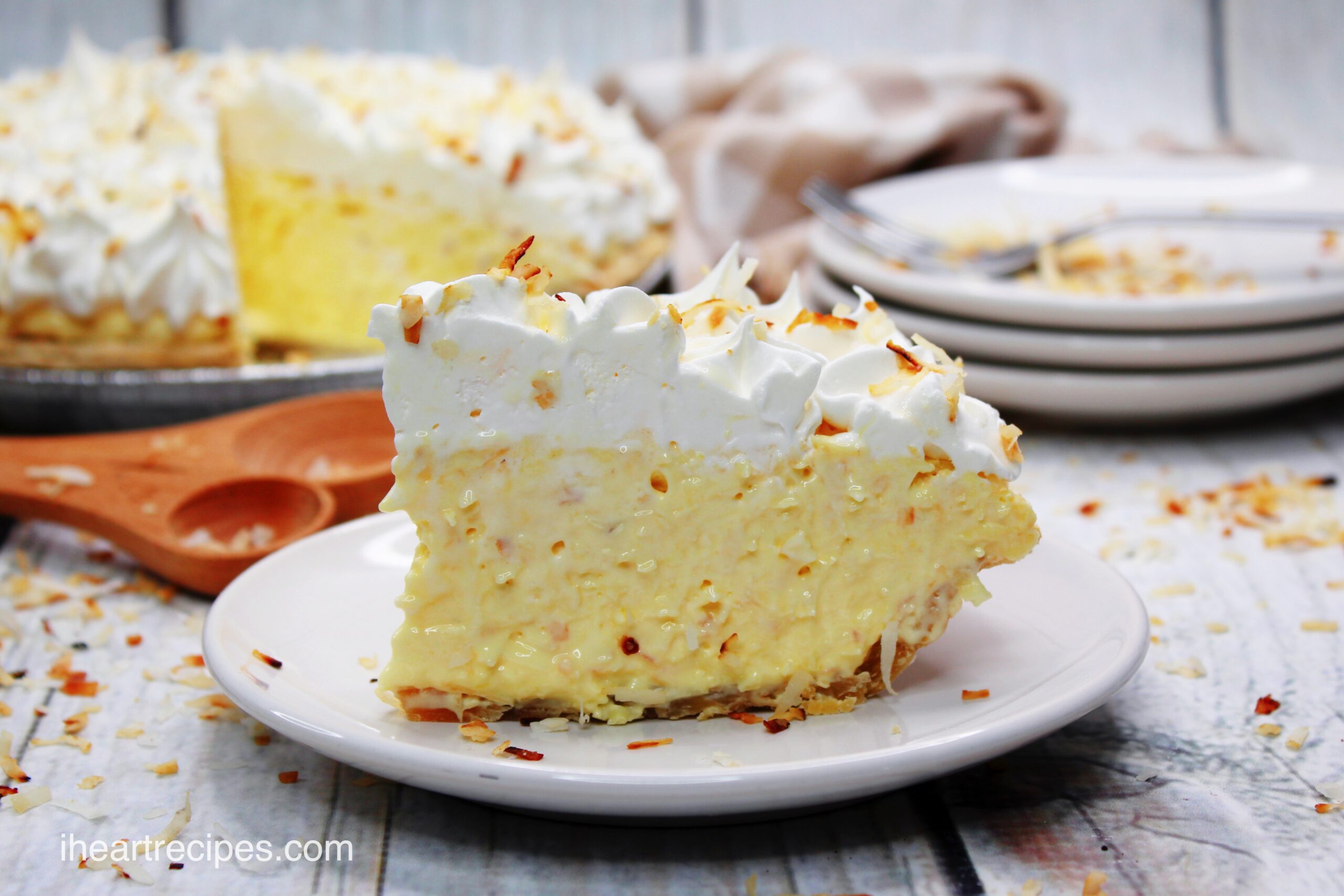 Coconut Cream Pie Recipe I Heart Recipes