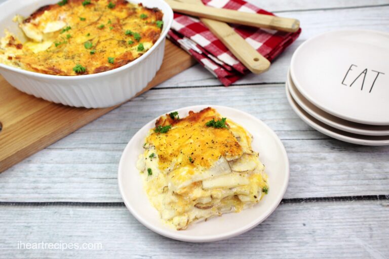 Simple Scalloped Potatoes | I Heart Recipes