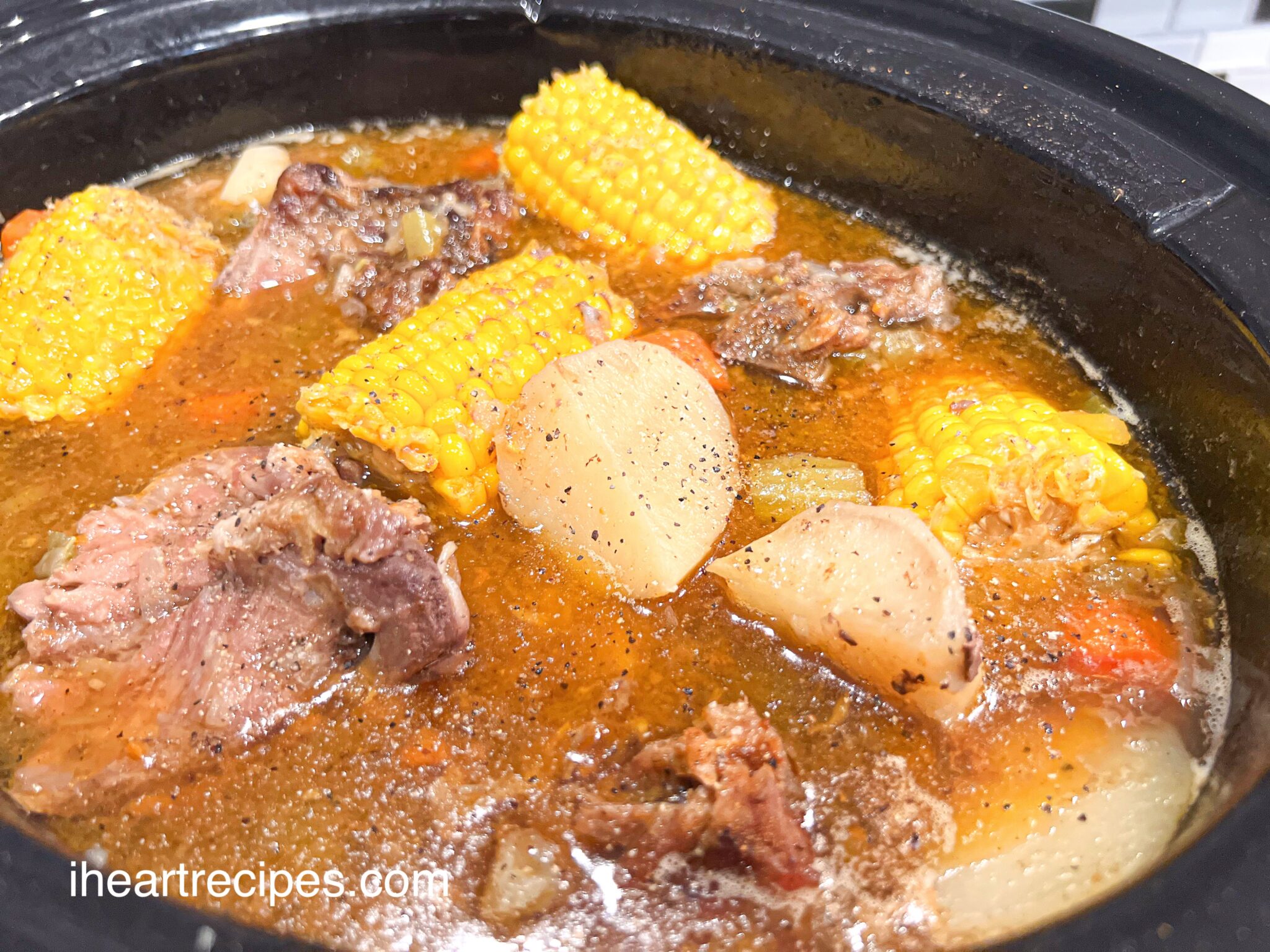 Soul Food Style Pork Neck Bone Soup | I Heart Recipes