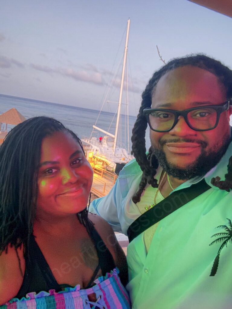 Picture of husband and wife in Jamaica.
